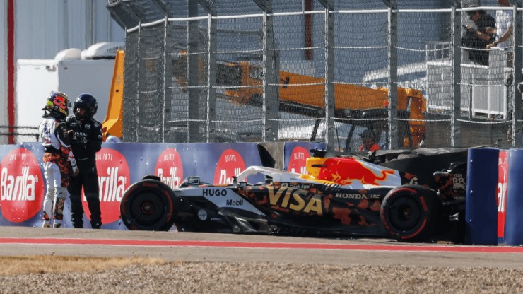  Hadjar rời khỏi phiên chạy sau vụ tai nạn tốc độ cao