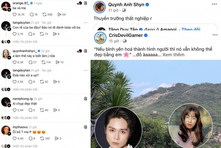 Muôn kiểu "đẩy thuyền" hài hước của dàn nghệ sĩ khiến fan thích thú.