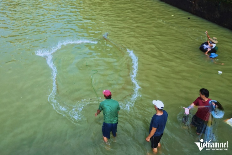 Hàng trăm người đổ về hồ Trị An săn 'kho báu cá khủng', có con nặng 20kg - 3