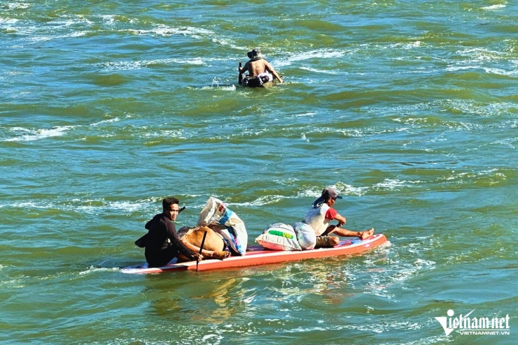 Hàng trăm người đổ về hồ Trị An săn 'kho báu cá khủng', có con nặng 20kg - 2