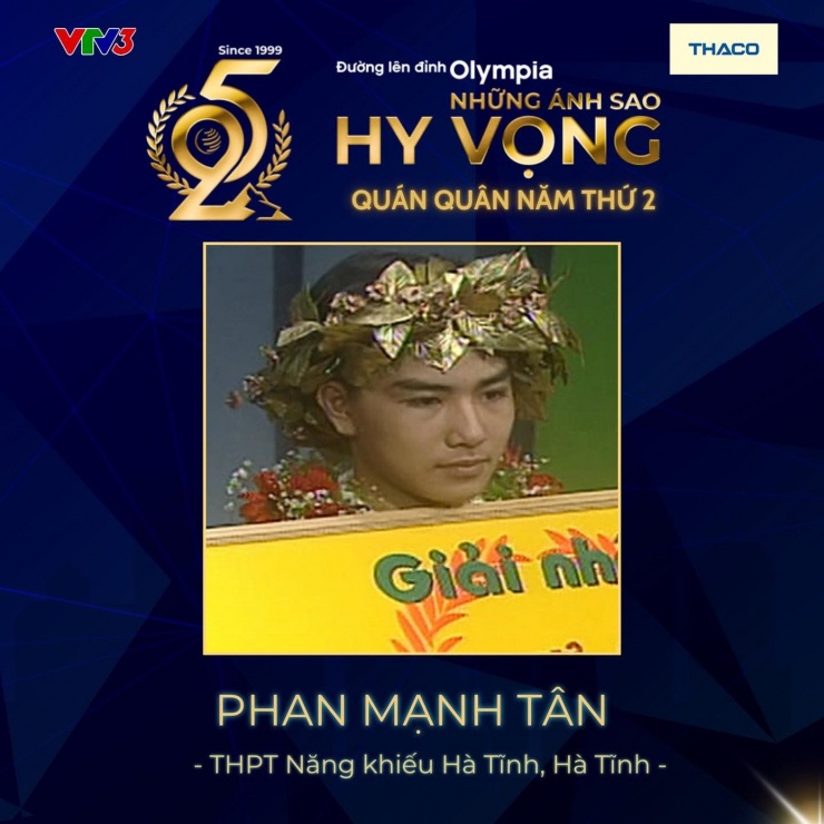 Phan Mạnh Tân - THPT Năng khiếu Hà Tĩnh, Hà Tĩnh