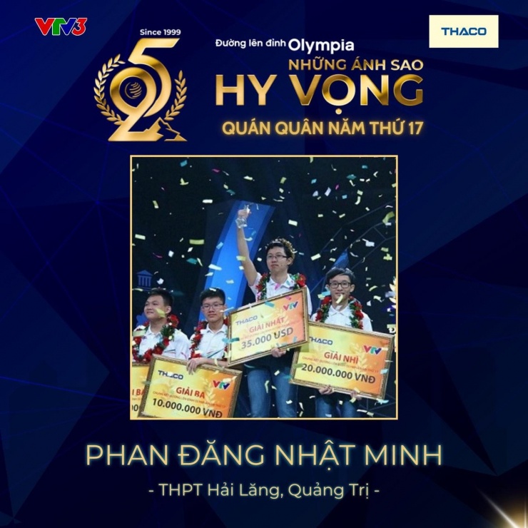 Phan Đăng Nhật Minh - THPT Hải Lăng, Quảng Trị