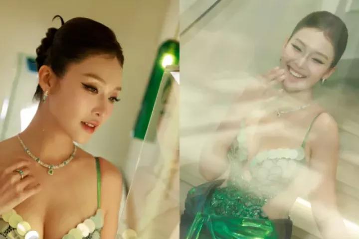 'Boxing girl' Khả Ngân hiếm hoi diện váy cúp ngực hở bạo