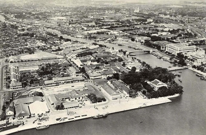 Toàn cảnh bến tàu Khánh Hội năm 1930. Ảnh: Tư liệu Thư viện Quốc gia Pháp