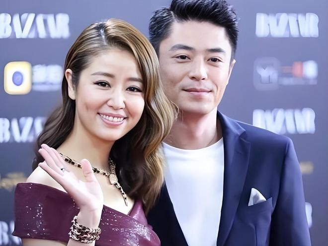 Lâm Tâm Như và chồng, Hoắc Kiến Hoa. Ảnh: Weibo