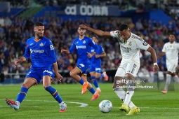 Video bóng đá Getafe - Real Madrid: Bước ngoặt thẻ đỏ, Mbappe định đoạt (La Liga)