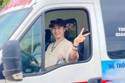 ‘Chị tài’ của những chuyến xe cứu thương 0 đồng