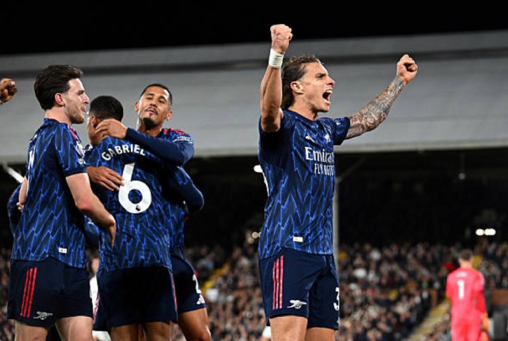 Giá trị của Calafiori dần ảnh hưởng lên Arsenal. 