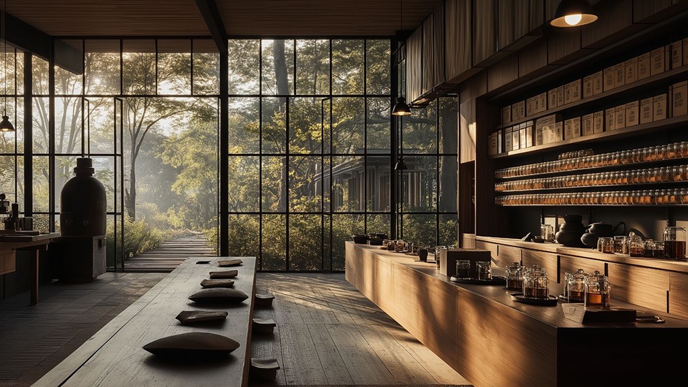 Không gian thưởng trà & trưng bày nghệ thuật trà - Tea Gallery