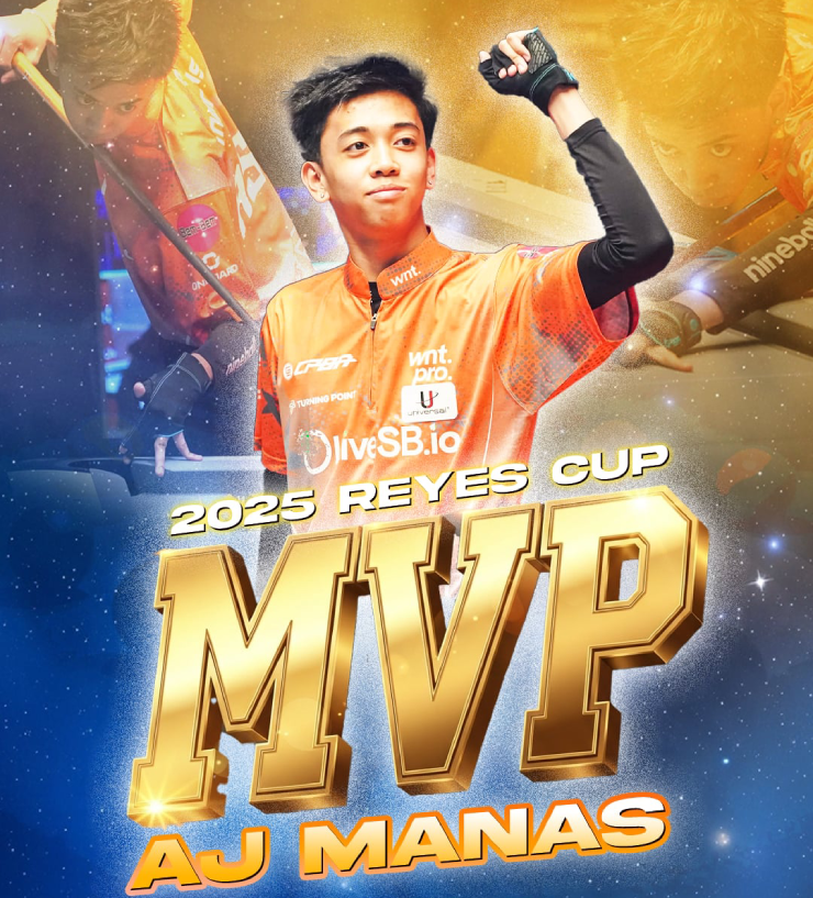Manas, cơ thủ 18 tuổi tới từ Philippines là ngôi sao xuất sắc nhất giải đấu