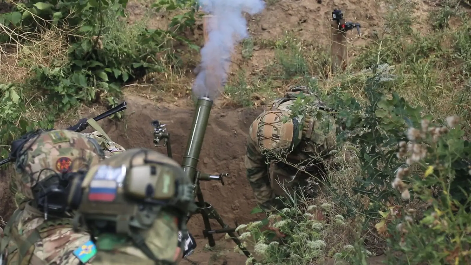 Binh sĩ quân đội Nga chiến đấu ở Ukraine. Ảnh: mil.ru.