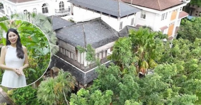 Khu vườn xanh mát trong biệt thự triệu đô của H...