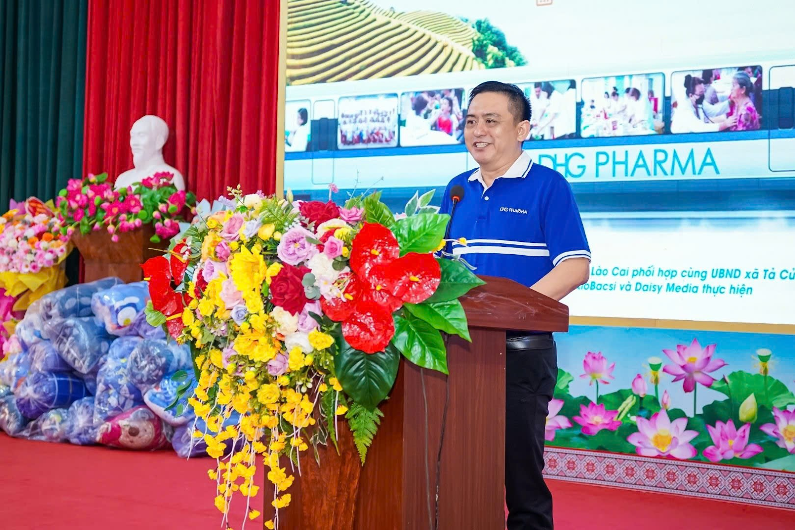 Ông Nguyễn Ngọc Toàn - Giám đốc Hoạt động Tiếp thị DHG Pharma chia sẻ về sứ mệnh đồng hành cùng cộng đồng trong hành trình chăm sóc sức khỏe