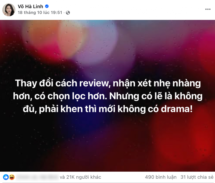 Võ Hà Linh - Công Ken "var" nhau: Từ rì-viu dưỡng mi đến tranh cãi ồn ào - 3
