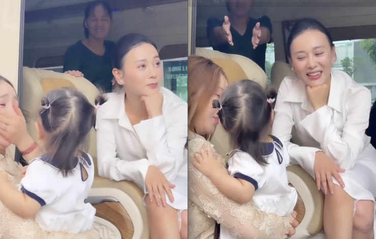 Hình ảnh Phương Oanh trên phim trường. Ảnh chụp màn hình. 