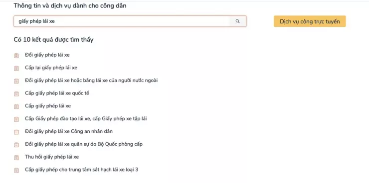 5 bước đơn giản để đổi giấy phép lái xe trực tuyến - 3
