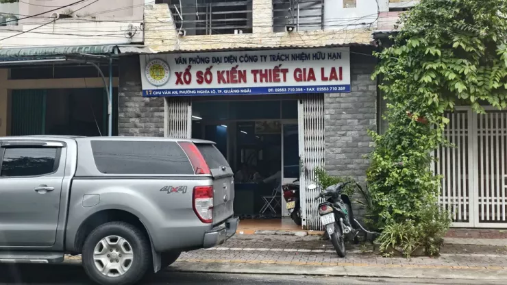 Văn phòng đại diện tại Quảng Ngãi của Công ty XSKT Gia Lai.