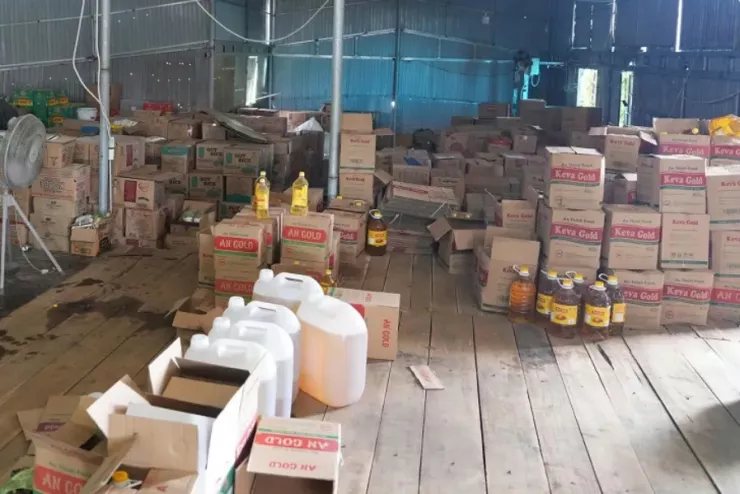 Bên trong Công ty An Thịnh Food.