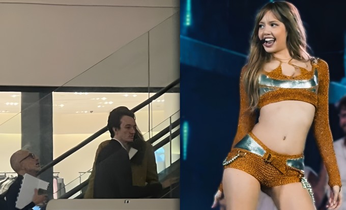 Frédéric Arnault và Lisa ở Đài Loan. Ảnh: Weibo