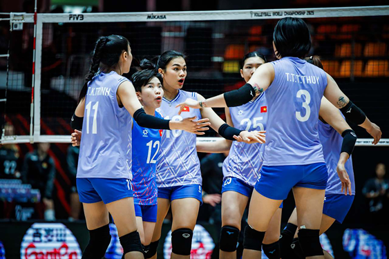 Tuyển Việt Nam nằm ở bảng B môn bóng chuyền nữ SEA Games 33 (Ảnh: FIVB)