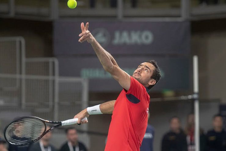 Marin Cilic đã gặp phải David Goffin tới 2 lần trong vòng 48 giờ