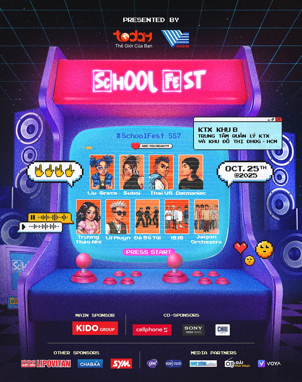 Dàn line-up School Fest 7 sẽ đưa Hip-hop Việt “chạm chiều không gian mới” - 1