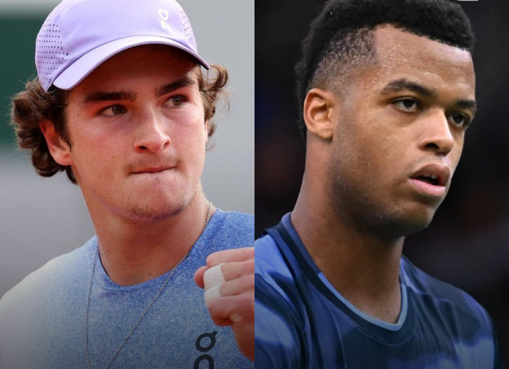 Fonseca (bên trái) sẵn sàng tạo cú sốc cho nhà đương kim vô địch&nbsp;Perricard (bên phải)