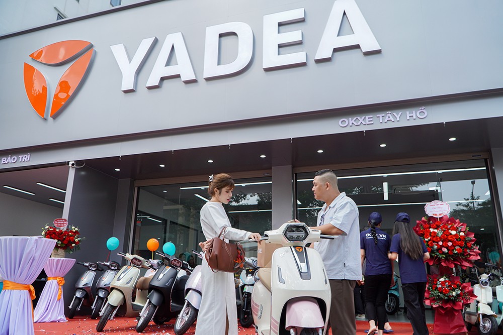 Yadea OKXE Tây Hồ sẽ là điểm khởi đầu cho mô hình Trạm OKXE chạm đến tương lai xanh.