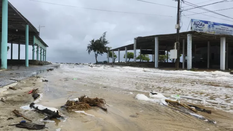 Khu vực này (cửa biển Hòa Duân) cũng chính là nơi từng tự mở cửa biển trong trận lũ lịch sử năm 1999.