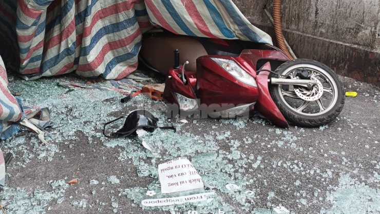 Hiện trường vụ việc.