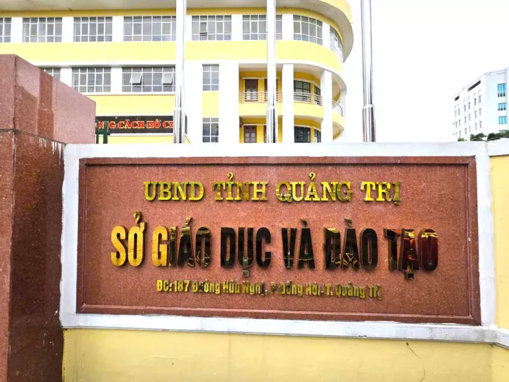 Sở Giáo dục và Đào tạo tỉnh Quảng Trị lo lắng về việc phụ huynh phản đối và cho học sinh nghỉ học. Ảnh: MINH TRƯỜNG.