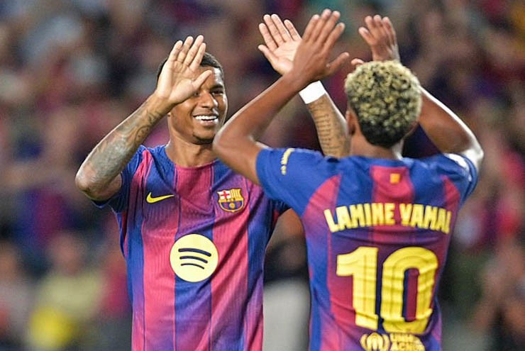 Rashford đua vua phá lưới cúp C1 với Mbappe & Haaland, được khen hay nhất Barca