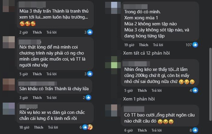 Cư dân mạng ủng hộ Trấn Thành.