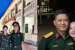 Khoảnh khắc Chi Pu vỡ òa khi gặp bố Đại tá trong quân ngũ