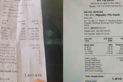 Tiền nước nhiều hộ dân ở Thanh Hoá lên đến cả triệu 1 tháng, gấp 10 lần bình thường