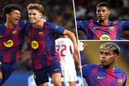 Bóng đá - Barcelona bay cao với &quot;những đứa trẻ&quot;, Rashford - Yamal thị uy trước Siêu kinh điển