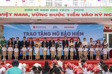 Honda Việt Nam phát động Chương trình Trao tặng mũ bảo hiểm cho học sinh lớp 1 năm học 2025 – 2026