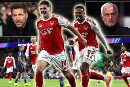 Arsenal thắng 4-0 đỉnh hơn Barcelona - PSG, Mourinho và siêu HLV bẽ mặt ở cúp C1 (Clip 1 phút)