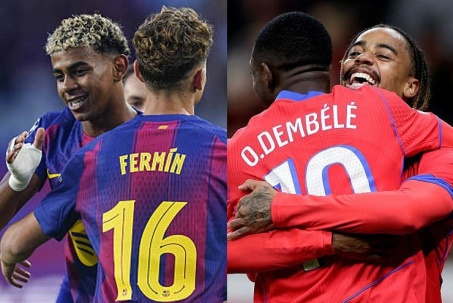 Cúp C1 bùng nổ chưa từng có với 43 bàn thắng, Barcelona & PSG tha hồ bắn phá