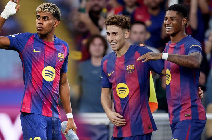 Yamal bùng nổ nhờ sự hỗ trợ đắc lực từ Fermin - Rashford