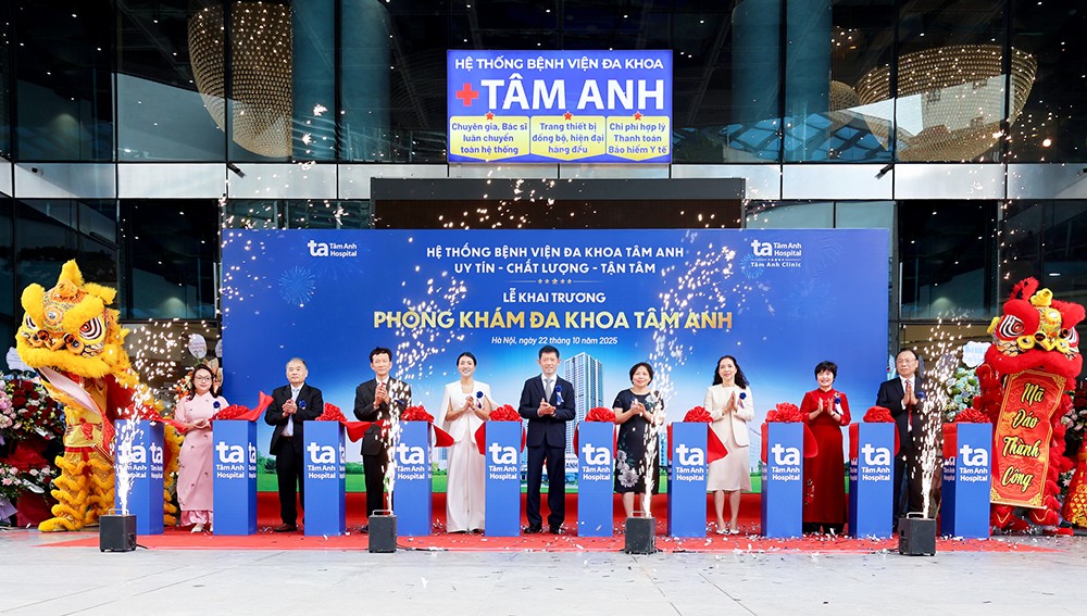 Phòng khám Đa khoa Tâm Anh Cầu Giấy là Trung tâm khám chữa bệnh trong ngày quy mô lớn thứ 2 của Hệ thống Tâm Anh trên toàn quốc, sau cơ sở rộng 25.000 m² tại phường Tân Hưng, TP.HCM (Quận 7 cũ). Ảnh: BVĐK Tâm Anh