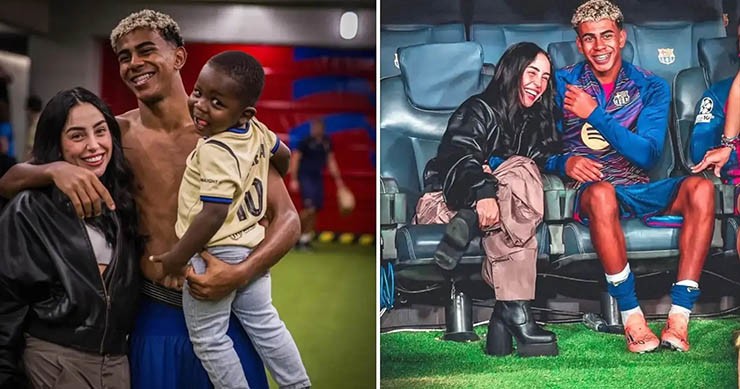 Yamal và bạn gái nhiều lần khiến mạng xã hội "chao đảo"