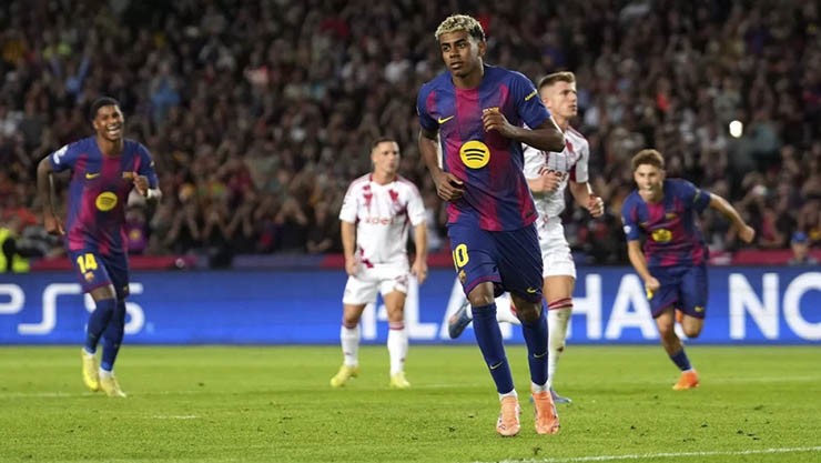 Yamal tỏa sáng, giúp Barca đại thắng ở Champions League