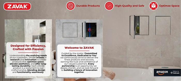 ZAVAK chính thức có mặt trên Amazon Mỹ, Canada, Mexico.