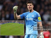 Thủ môn Newcastle gây sốt khắp châu Âu, ném bóng xa 60m giúp hạ gục đội Mourinho