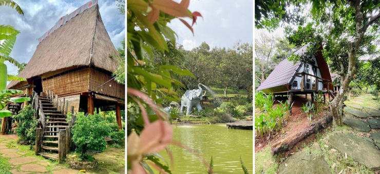 Khu du lịch sinh thái Buôn Gơ Rin đưa du khách vào hành trình trải nghiệm văn hóa Tây Nguyên. Ảnh: Buôn Gơ Rin.