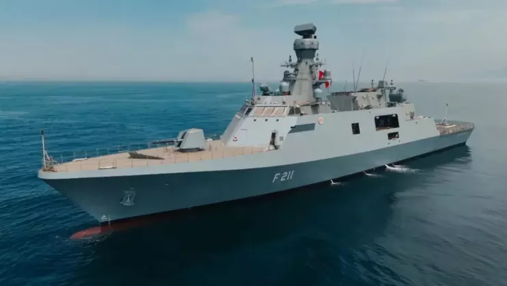 Tàu hộ tống Hetman Ivan Mazepa trong một đợt thử nghiệm trên biển ở Thổ Nhĩ Kỳ hồi năm 2024. Ảnh chụp màn hình: Ukrainian Navy