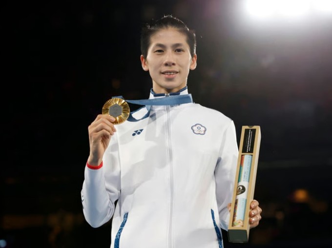 Lin Yu-ting giành HC vàng hạng 57kg nữ tại Olympic Paris 2024. Ảnh: Reuters