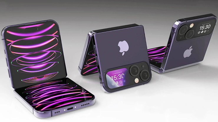 iPhone gập dạng vỏ sò sẽ xuất hiện vào năm 2028.