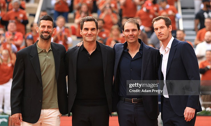 Bộ ba huyền thoại Djokovic - Nadal - Federer đã cùng nhau viết nên kỷ nguyên vĩ đại nhất lịch sử quần vợt thế giới